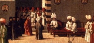 Reception of the Ambassadors, detail