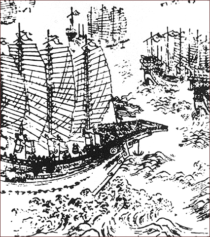 treasure ship of zheng he's fleet